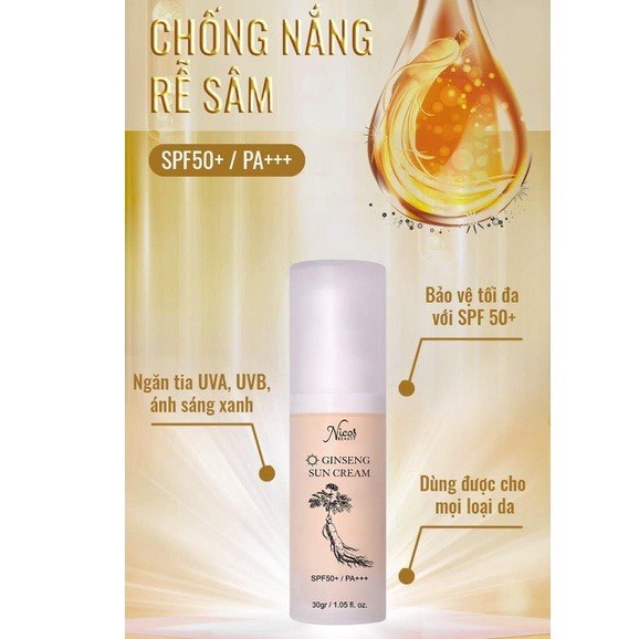 Kem Chống nắng Nicos Beauty Thanh Nhi