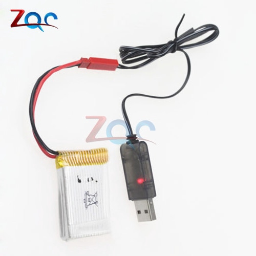 Cáp Sạc Pin Lipo 1S 3.7V 500mA Đầu Cắm USB