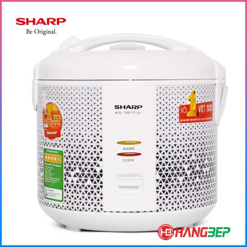 Nồi cơm điện Sharp 1.8 lít KS-181TJV