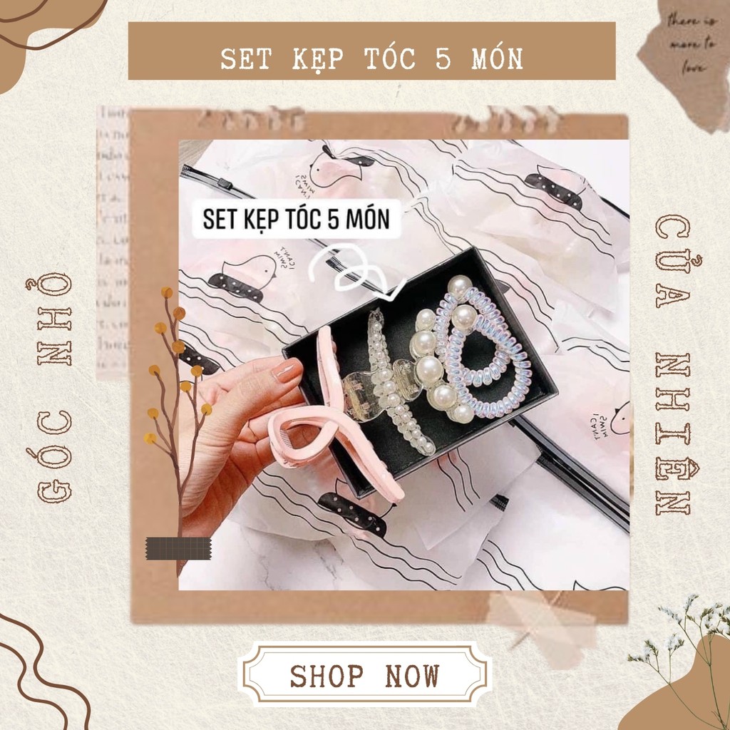 Set Kẹp Tóc Hàn Quốc Xinh Đẹp Tuyệt Vời (VIDEO)