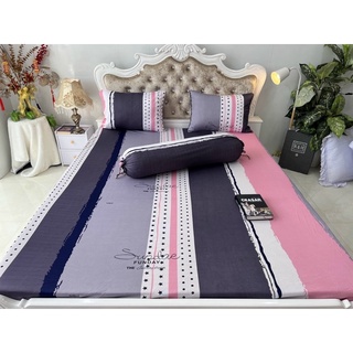 Bộ Drap thun hàn quốc 4 món mẫu sọc