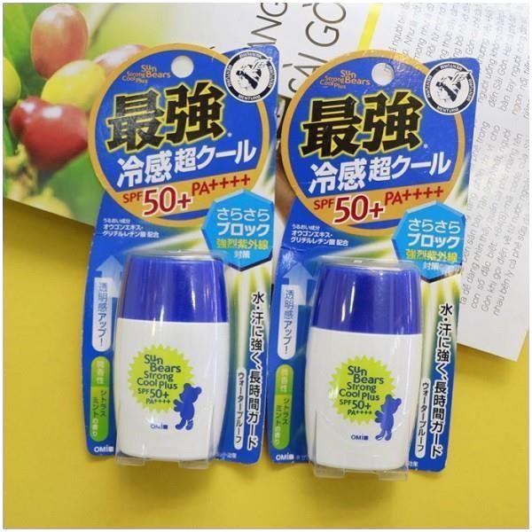 Kem chống nắng Omi Sun Bears Nhật Bản strong super plus spf50,pa+++++