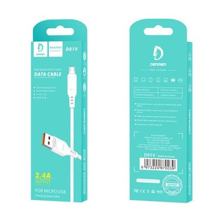 Cáp sạc và truyền dữ liệu Denmen đầu micro USB cho điện thoại