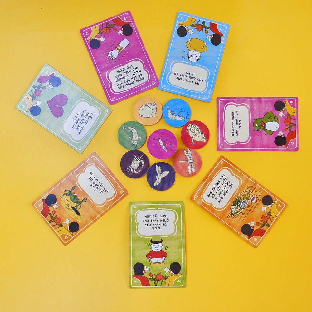 Board Game Ăn Ý Dành Cho Nhóm Bạn Tụ Tập Ngũ Hành Games NH-ANYV