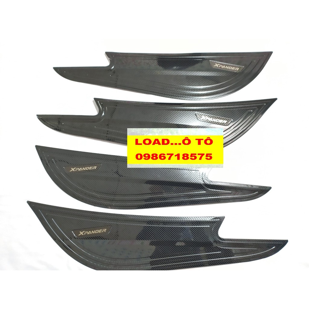 Bộ Ốp tapli cánh cửa Xpander 2022-2018 Vân Carbon Cao Cấp Cùng Form