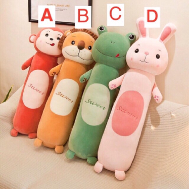 Thú nhồi bông 4 chiều , mềm , êm ái 60cm