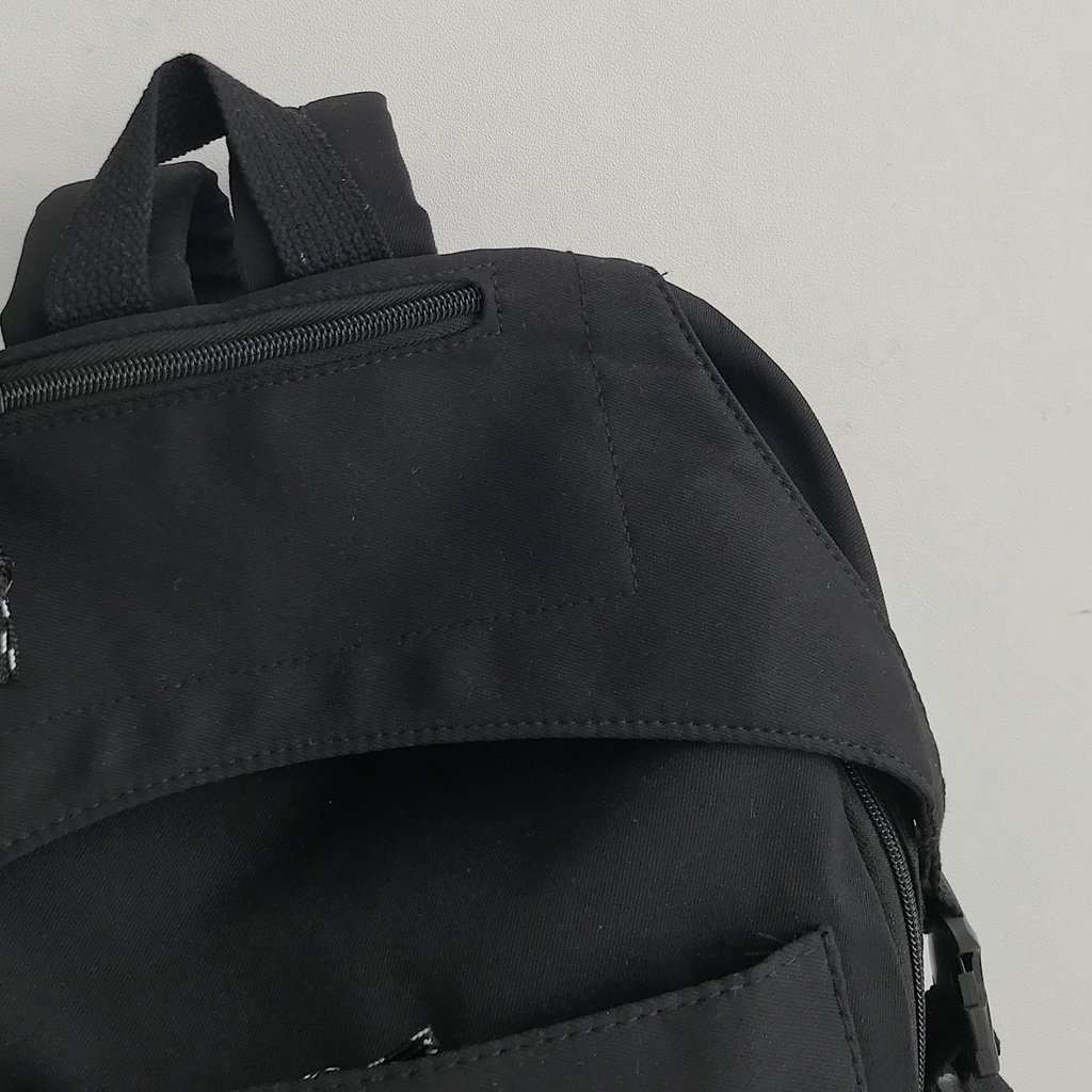 Balo đi học JEM CLOSET Chất Cotton Mịn Trượt Nước Đựng Laptop 15 inch LUBI 6563