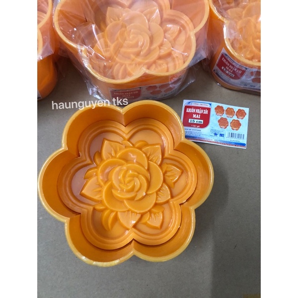 Khuôn xôi hoa mai-hình hoa hồng nổi 15x7cm đẹp,dễ làm