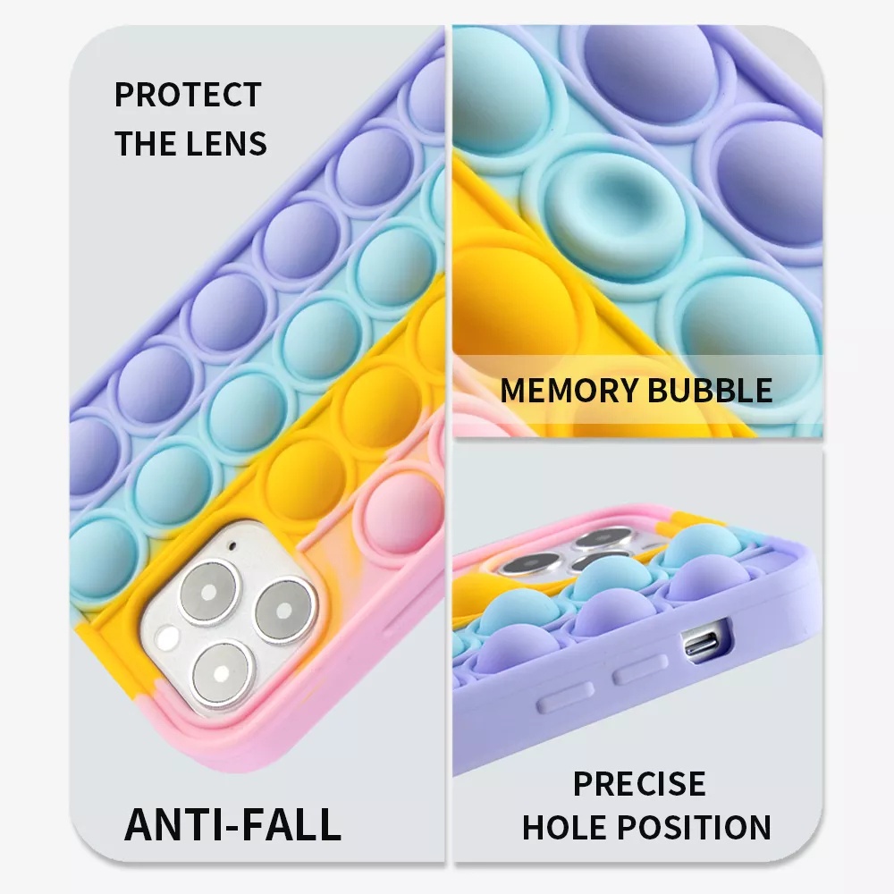 Ốp Điện Thoại Silicon Mềm Hình Pop It Bubble Cho For Samsung Galaxy A02 A02s A22 A71 A50 A50s A12 A32 A30 A20 A70 A70s A21s A30s A72 A51 A31 A52 A11 M11 S21 Note 20 Ultra  Plus 4G 5G