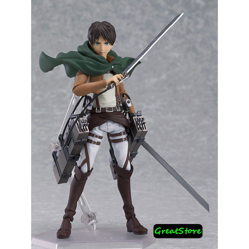 [Mã LIFE0503TOYS1 giảm 10% đơn 150k] ( HÀNG SẴN ) Mô Hình Figma 207 Eren Yeager Figma Attack On Titan Cao 15cm