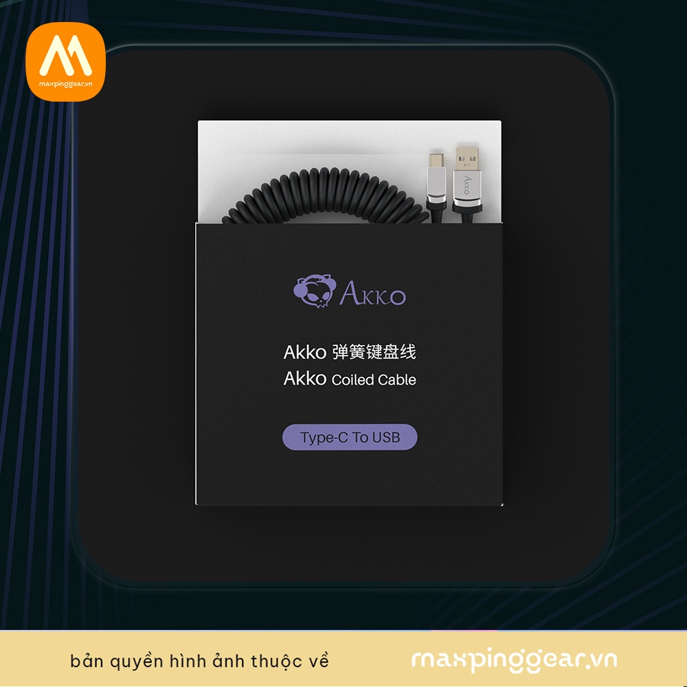 Dây Cáp Custom Bàn Phím Cơ AKKO Coiled Cable