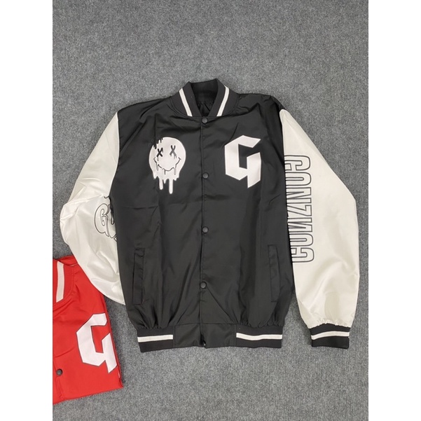 JACKET GONZ BOMBER  SMILE - ÁO BOMBER 2 LỚP