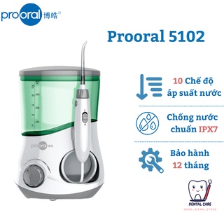 Máy tăm nước gia đình Prooral 5102, bảo vệ răng miệng cho cả gia đình