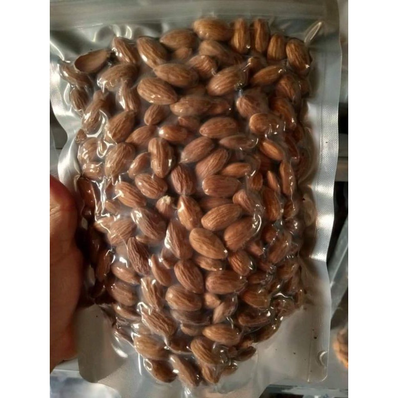 500g hạnh nhân rang mộc , hạnh nhân bơ, hạnh nhân sống làm sữa