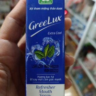 Xịt khử mùi Thơm Miệng Greelux extra cool