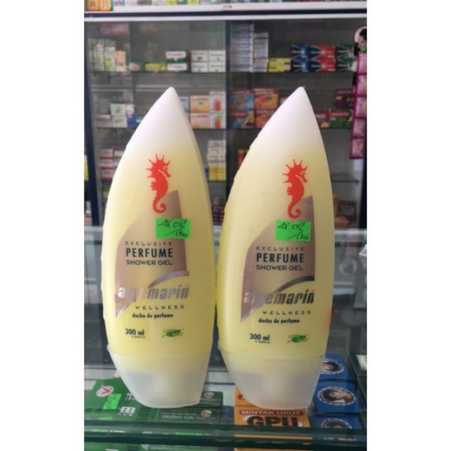 Sữa tắm cá ngựa Algemarin Đức 300ml [màu vàng]