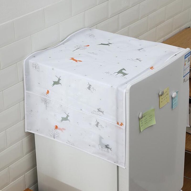 Khăn trùm tủ lạnh chống bụi bẩn tiện lợi