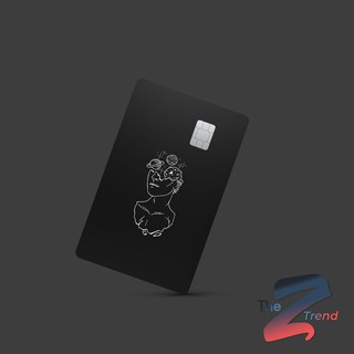 Miếng dán thẻ ngân hàng/ Dán thẻ ATM The Z Trend - BLACK ASTHETICS