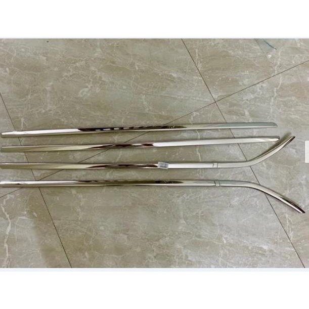 Bộ nẹp viền chân kính Inox xe Mitsubishi Attrage 2018-2022