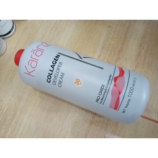 1000ml Oxy nhuộm tóc Karanz chai XÁM