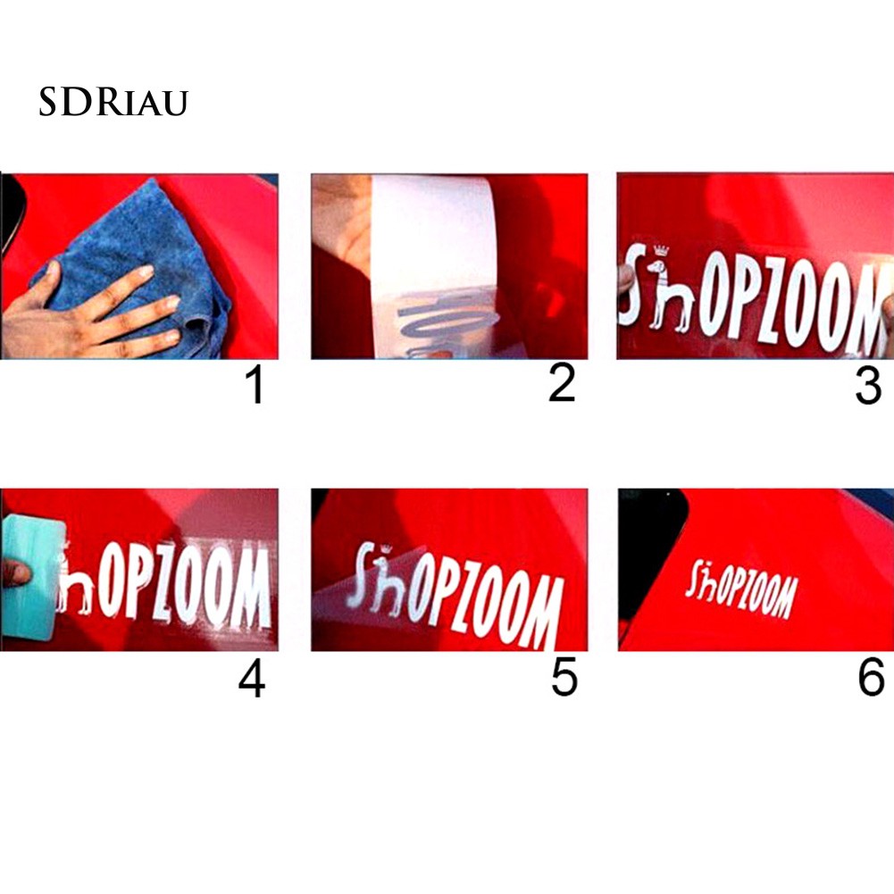 Decal chữ phản quang trang trí thân xe oto &amp; xe tải tiện dụng