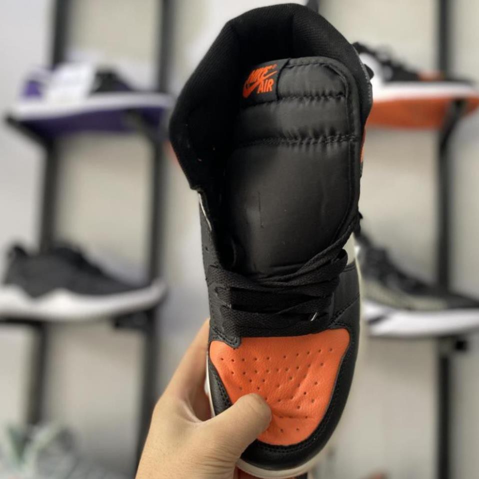 [𝐒𝐀𝐋𝐄 ĐẬ𝐌 𝟔.𝟔] Giày Sneaker Jordan 1 màu cam đen cao cổ nam nữ Full Box Freeship, Giày Jodan low Cao Cổ Cam hot hit 202 | BigBuy360 - bigbuy360.vn