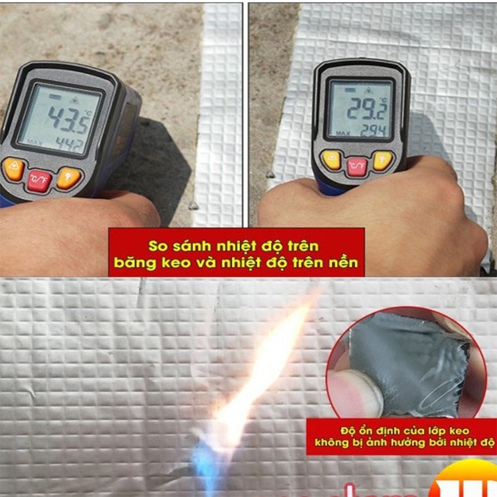 [Tổng Kho Sỉ] BĂNG KEO Chống Thấm Nước - Dột Nhà - Chịu Nhiệt Tốt - BẠC Siêu Dính Dán Dán Mọi Bề Mặt (Đủ Size To Nhỏ)