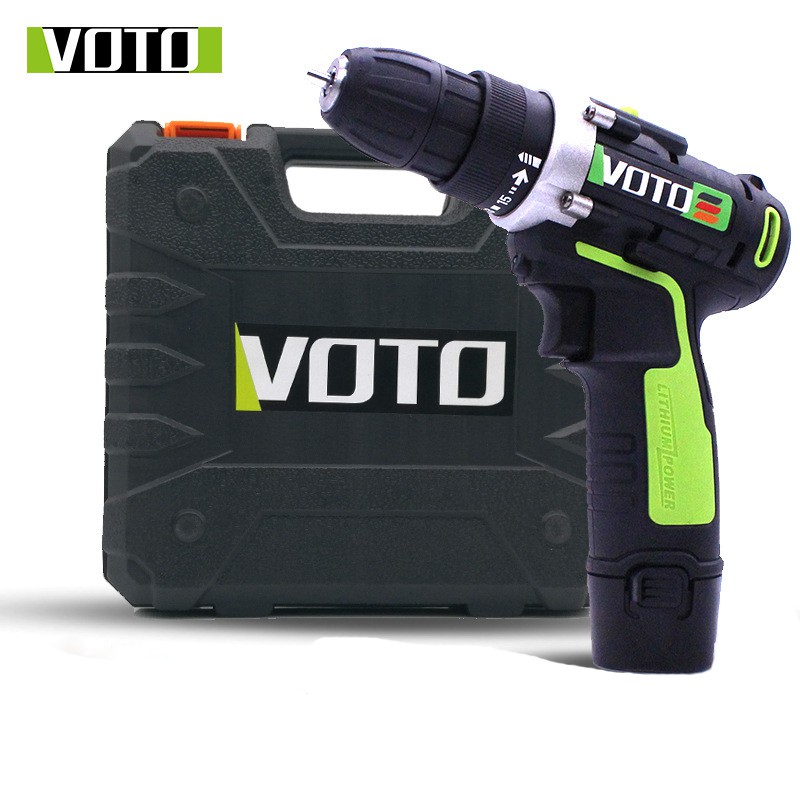 Máy Khoan Pin 12V VOTO 2 Tốc Độ 2 pin