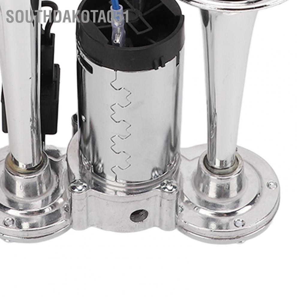 Còi hơi kép 12V 130dB siêu lớn áp suất mạnh cho xe hơi/ xe tải