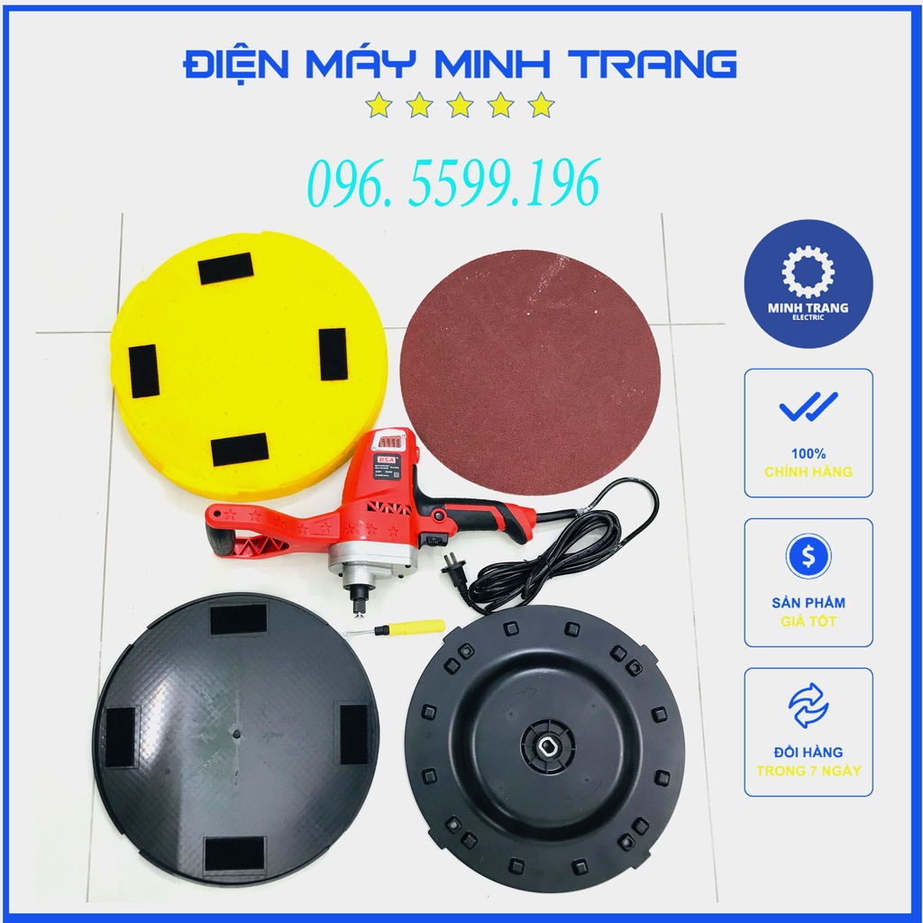 Máy Chà Tường,Máy Xoa Tường, Xoa Vữa Trát Tường BSA-MT 850W - Xoa Thô, Đánh Bóng Mặt Tường Trát .