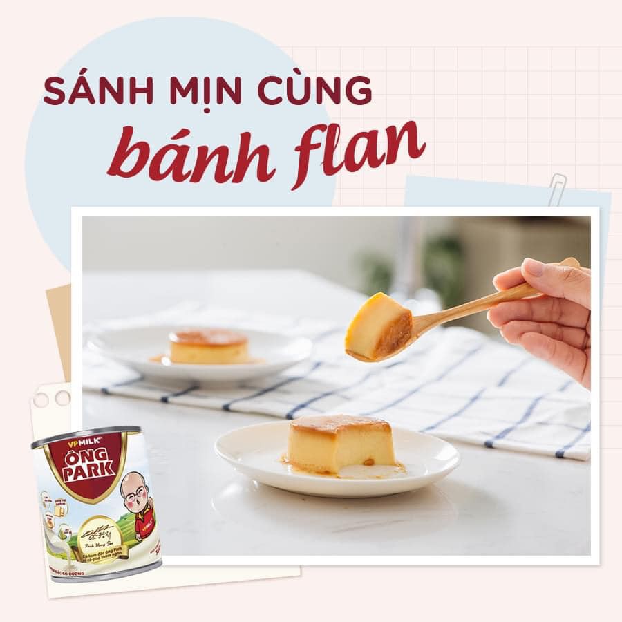 Sữa đặc có đường VPMilk ông Park bổ sung Vitamin và khoáng chất, tốt cho sức khỏe