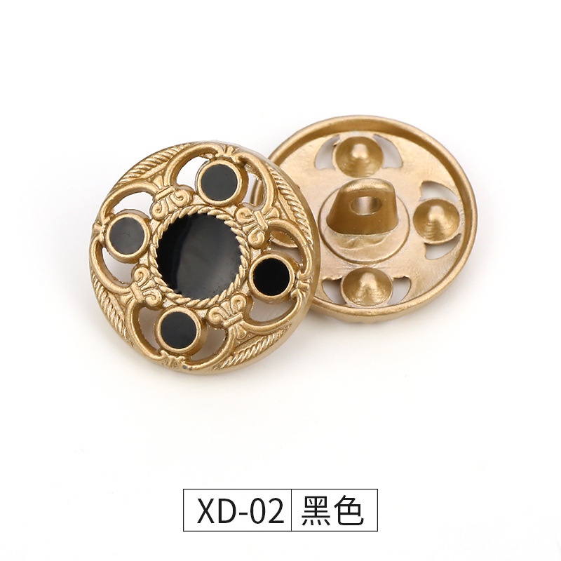 Set 10 nút áo khoác blazer bằng kim loại 21mm