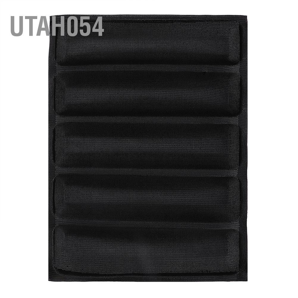 Utah054 Khay nướng bánh mì tự làm bằng silicon thoáng khí Khuôn chảo kiểu Pháp để sử dụng tại nhà