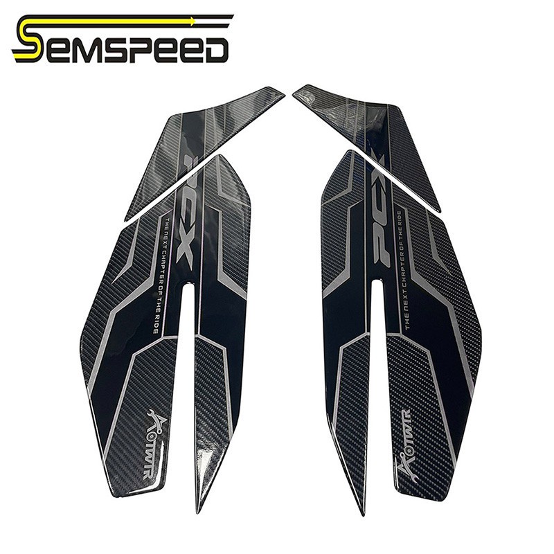 Miếng dán gác chân xe máy SEMSPEED cho Honda PCX 160 125 PCX160 2021-2023