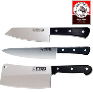 Bộ 3 Dao Nhà Bếp Inox 304 Không Gỉ Zebra Nhập Khẩu Thái Lan