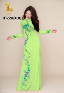 Vải áo dài in 3 D