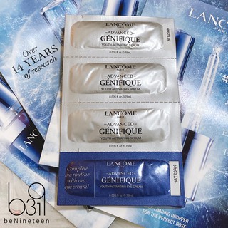 Bộ Mẫu Thử Tinh Chất + Kem Dưỡng Lancome Advanced Genifique