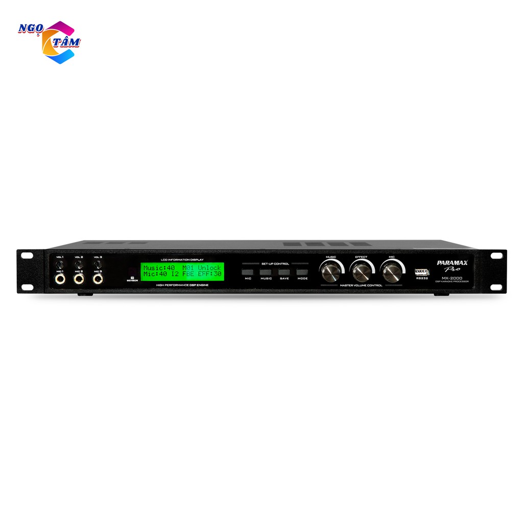 Vang Số Karaoke Paramax PRO MX-2000 Hàng Chính Hãng