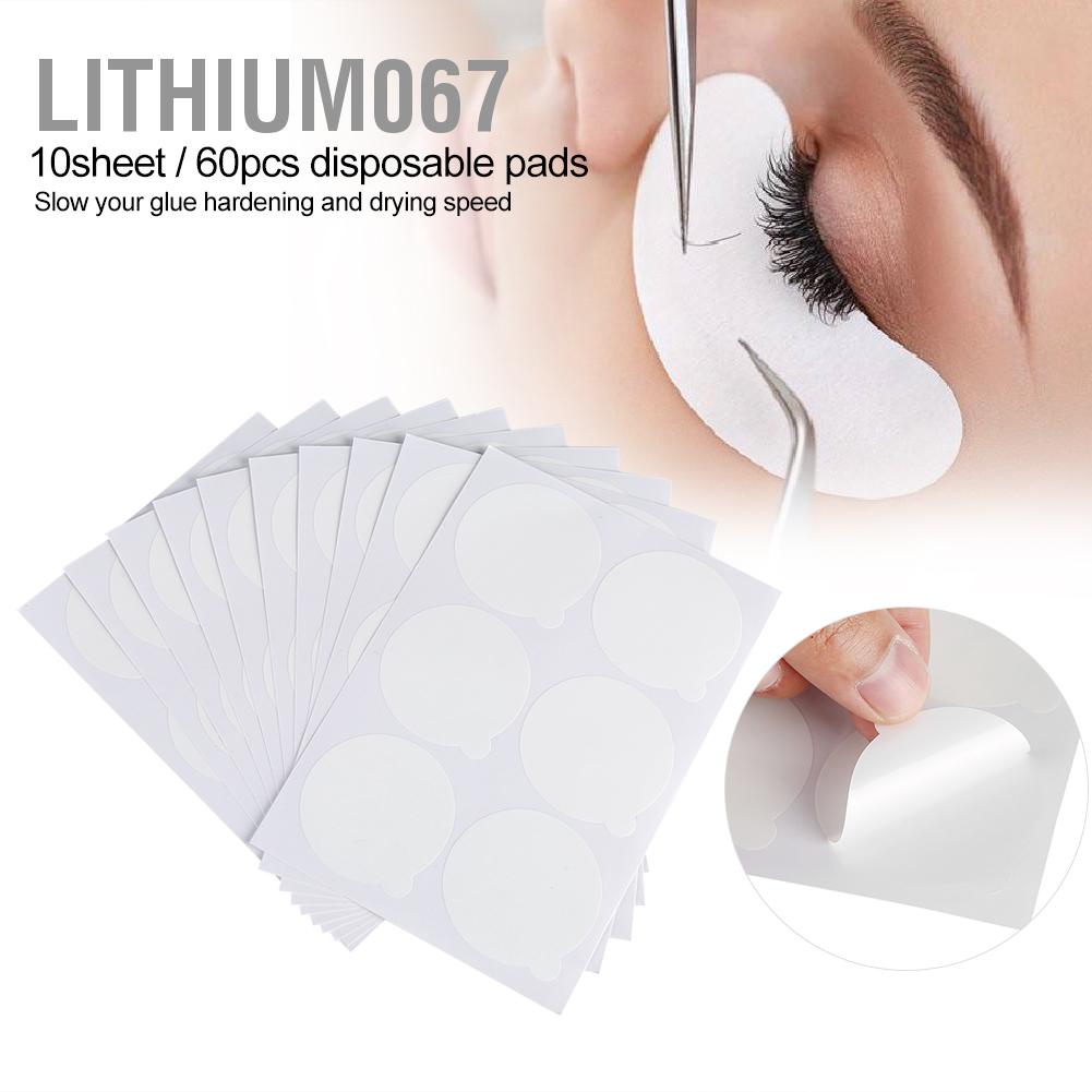 [Hàng mới về] 60 Miếng dán hỗ trợ nối mi dùng một lần