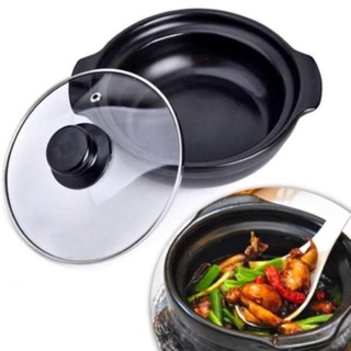 Nồi đất tráng men kho cá thịt size 18 cm 700ml-Nồi đất đỉnh 7