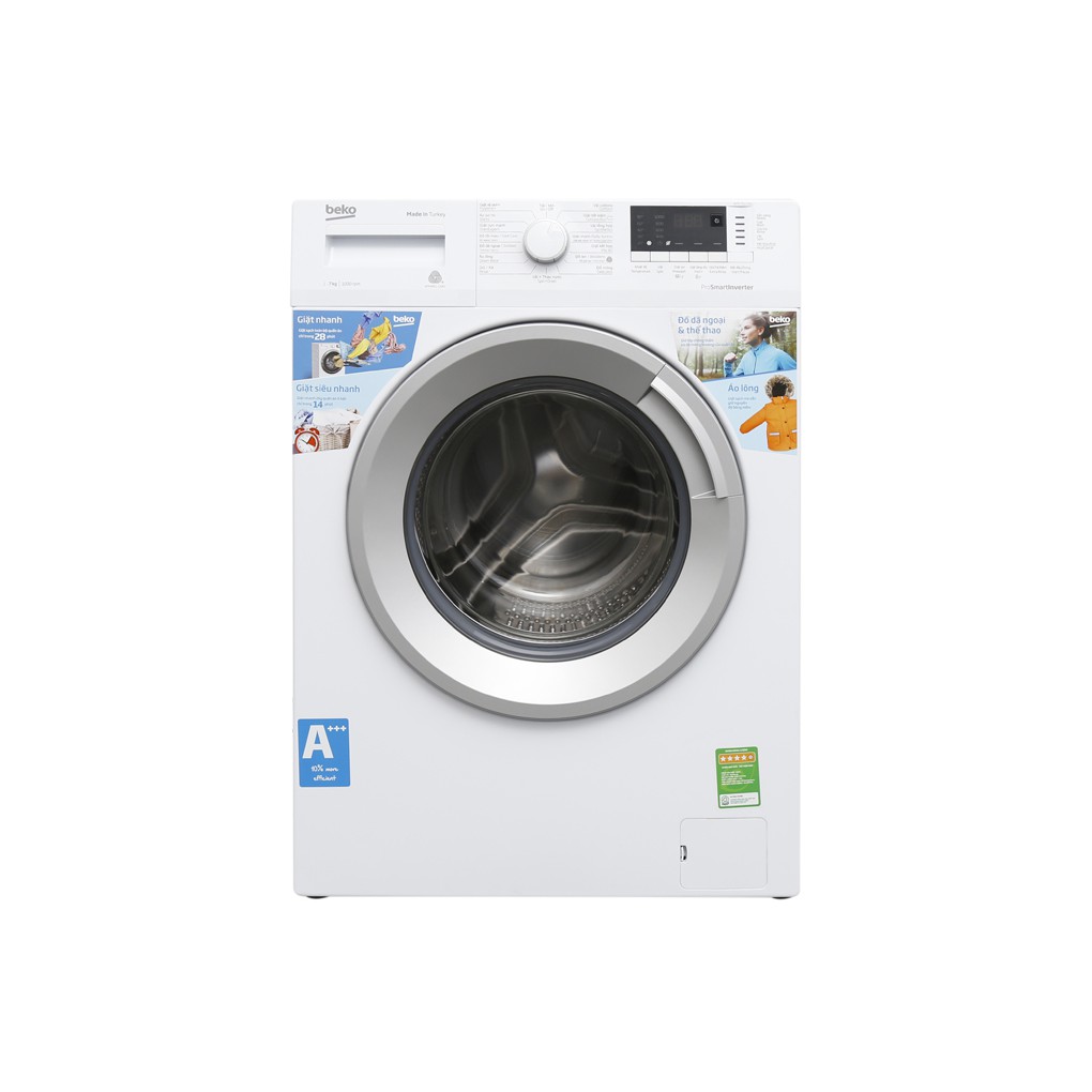 [Mã ELMS5TR giảm 5% đơn 5TR] MiỄN PHÍ CÔNG LẮP ĐẶT - WTV8512 XS0 - Máy giặt Beko WTV 8512 XS0, 8.0kg, Inverter