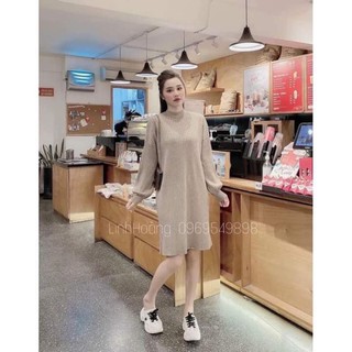 áo khoác len dáng dài HN527