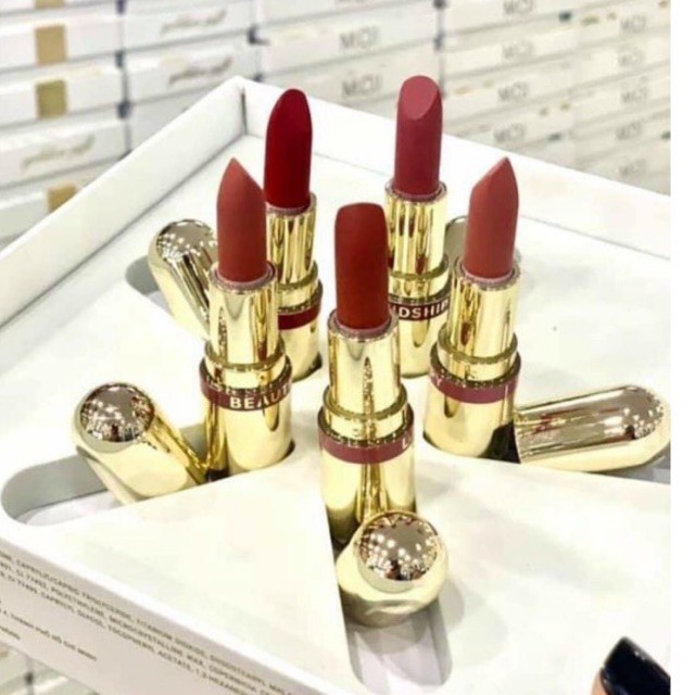 Bộ sưu tập Son thỏi lì mini M.O.I Golden Gift Hồ Ngọc Hà | BigBuy360 - bigbuy360.vn