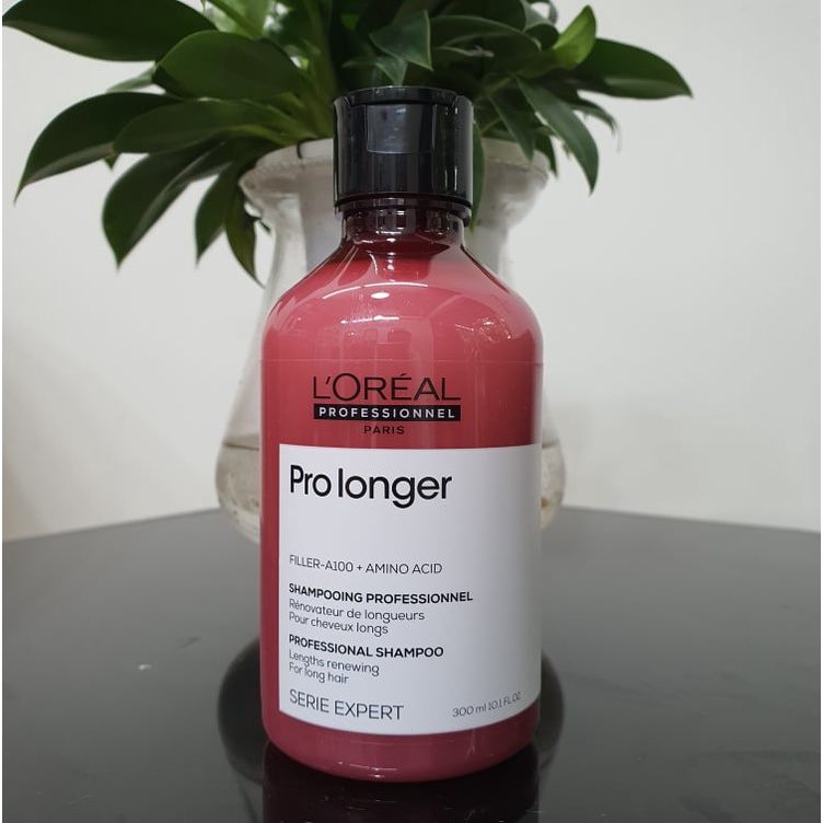 Dầu gội LOREAL giúp tóc chắc khỏe, giảm đứt gãy và dài hơn Serie Expert Pro Longer 500ml