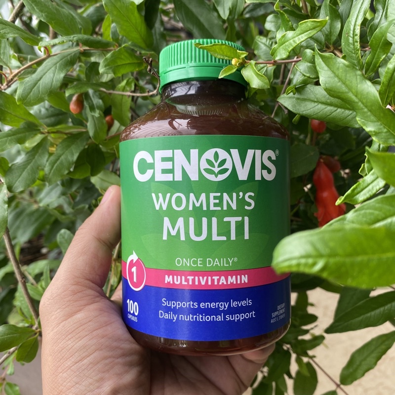 (Hàng Úc) Viên uống CENOVIS Women's MULTI multivitamin 100 viên 50 viên, bổ sung vitamin tổng hợp năng lượng dành cho nữ