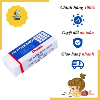 Gôm tẩy pentel hipolymer - zeh sạch trơn chính hãng văn phòng phẩm thỏ tn