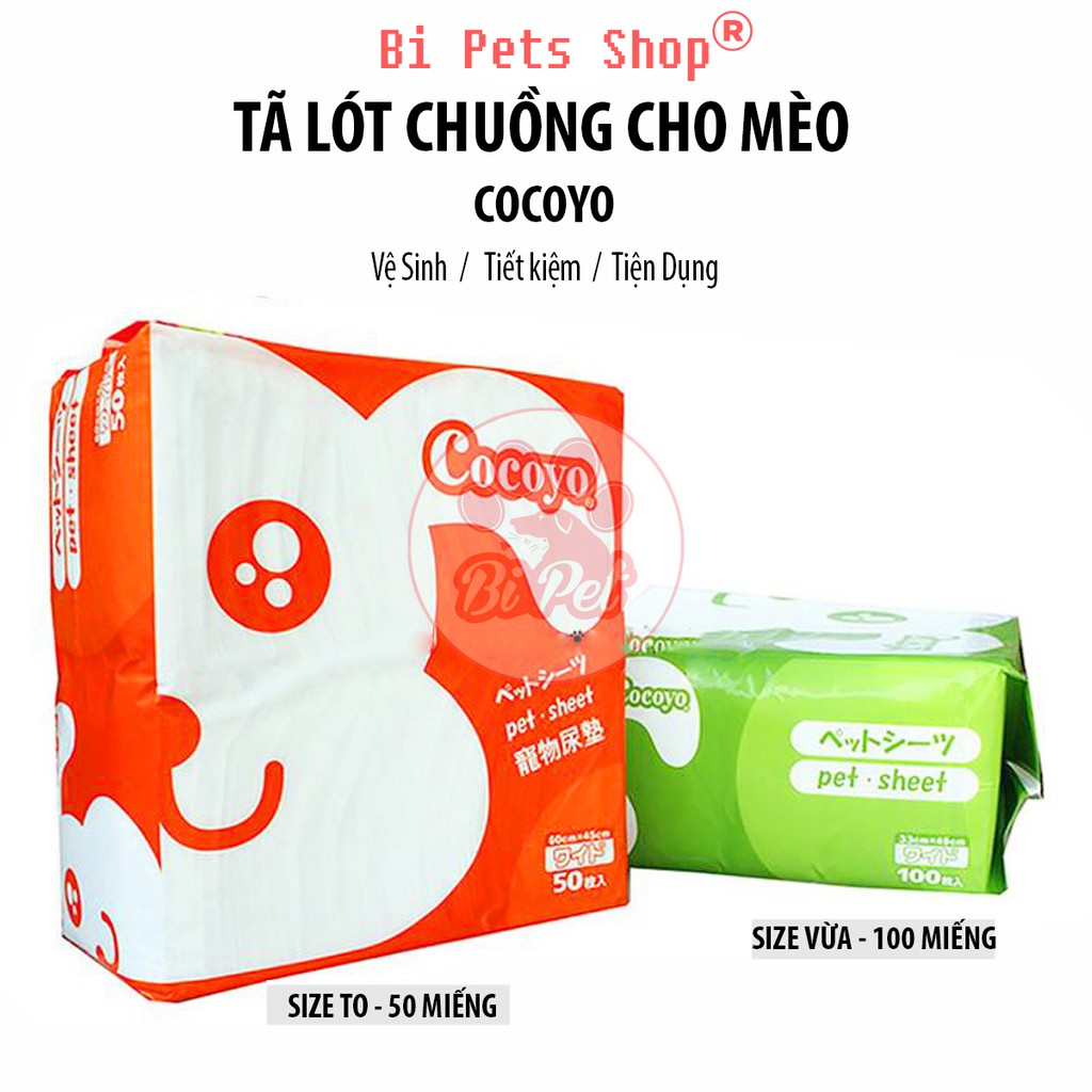 Tã Lót Chuồng Cocoyo &amp; Charcoal – Khay Vệ Sinh Cho Chó Mèo