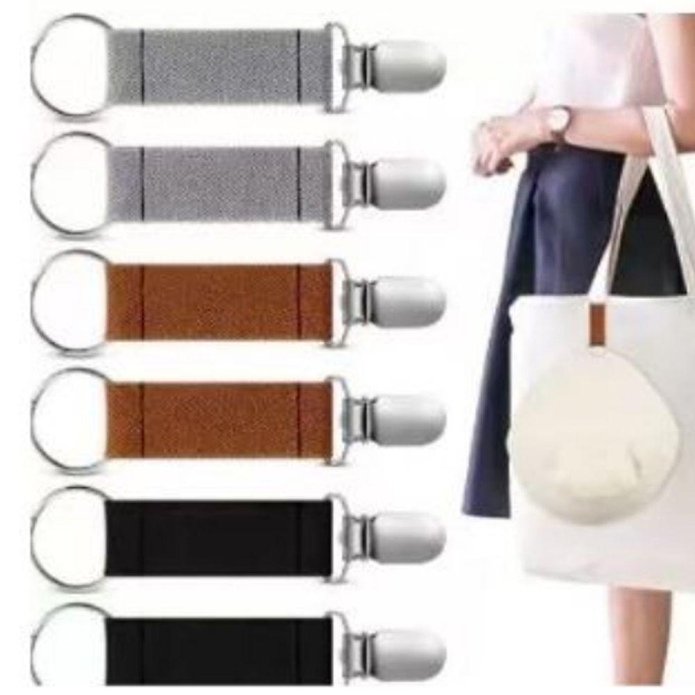 Kẹp Mỏ Vịt Co Giãn Màu Xám Thời Trang