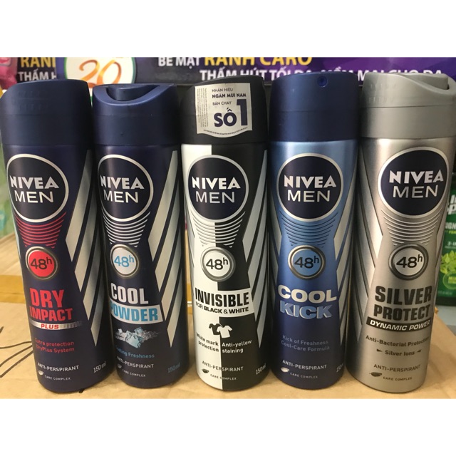 Xịt khử mùi Nivea men 150ml