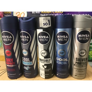 Xịt khử mùi Nivea men 150ml